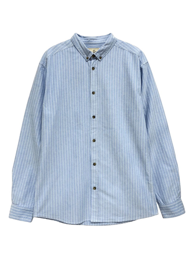 Benny Oxford Stripe - Light Blue Stripe