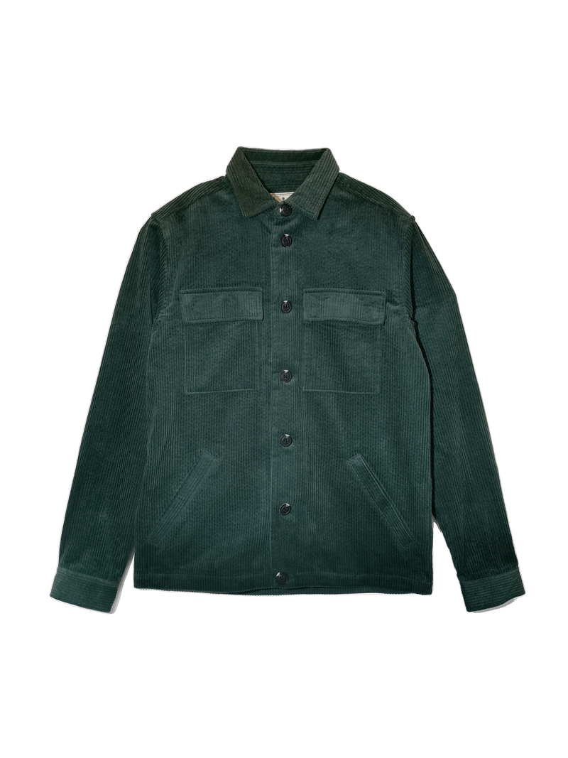 Cord Shirt - Bottle Green