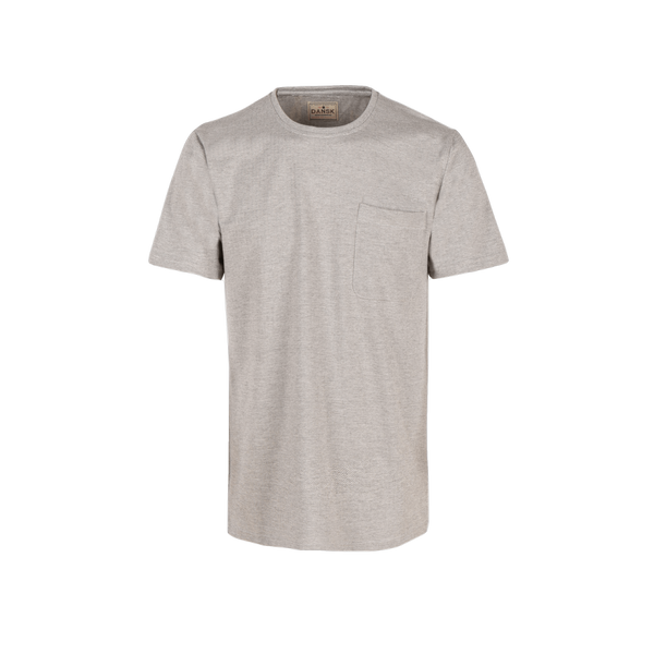 Oliver Herringbone Tee - Grey