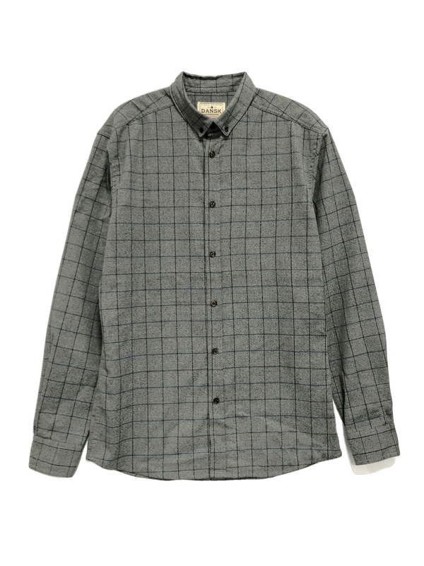 Heather Check Shirt - Grey