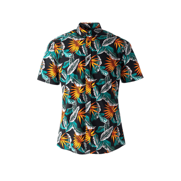 Orange Flower Shirt - Multi