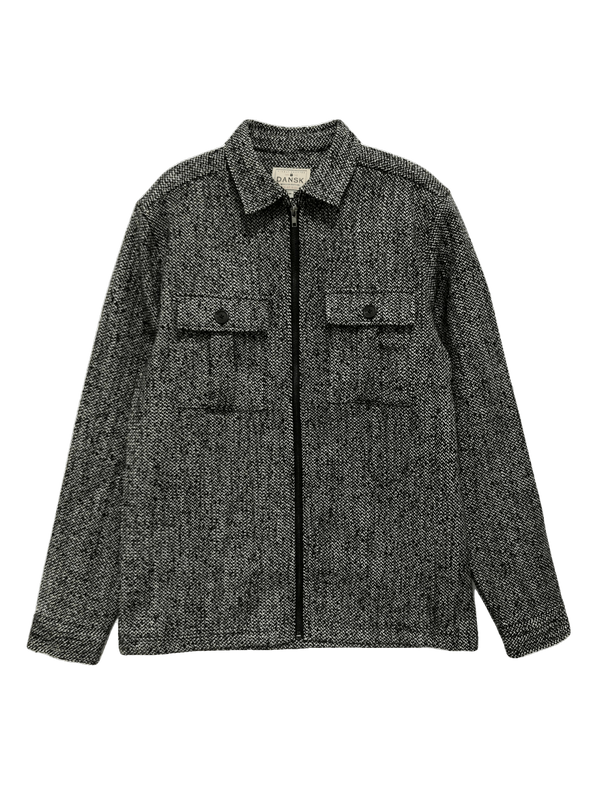 Jaquard overshirt - Grey / Black