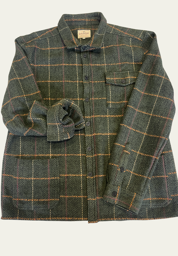 LA Jacket- Green Wool