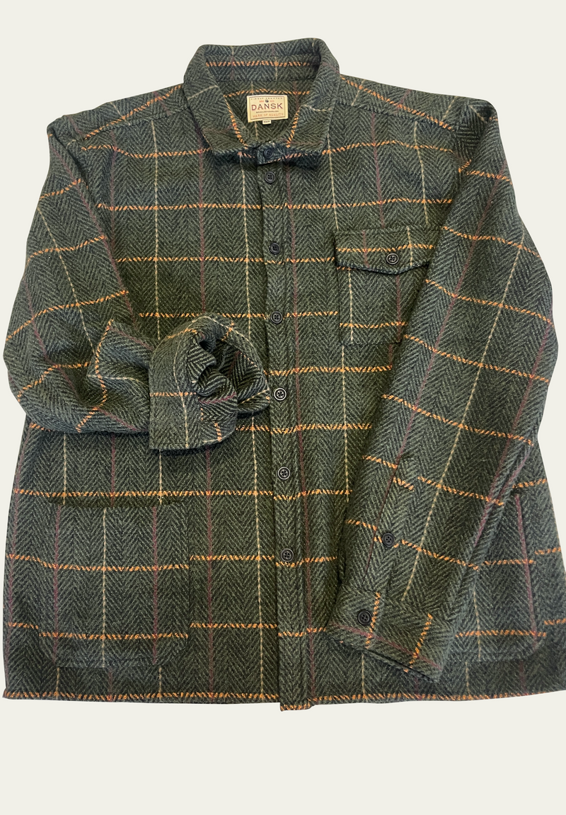 LA Jacket- Green Wool