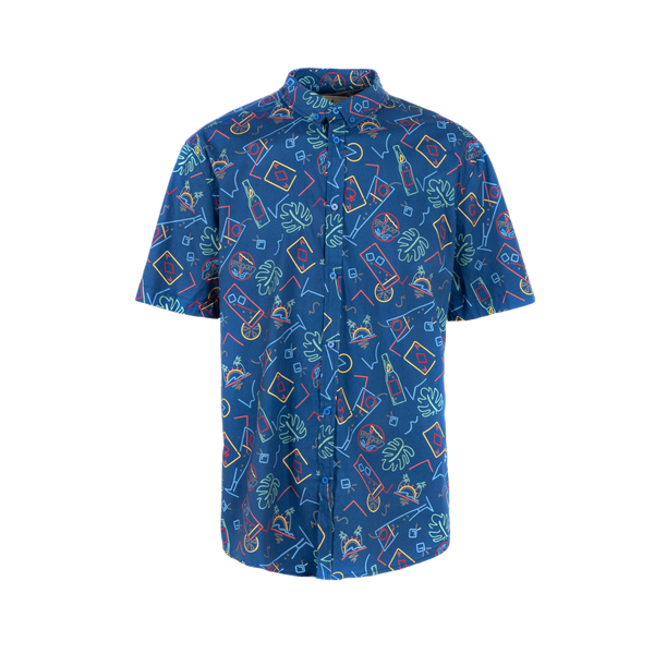 Peter Shirt Short - Medium Blue