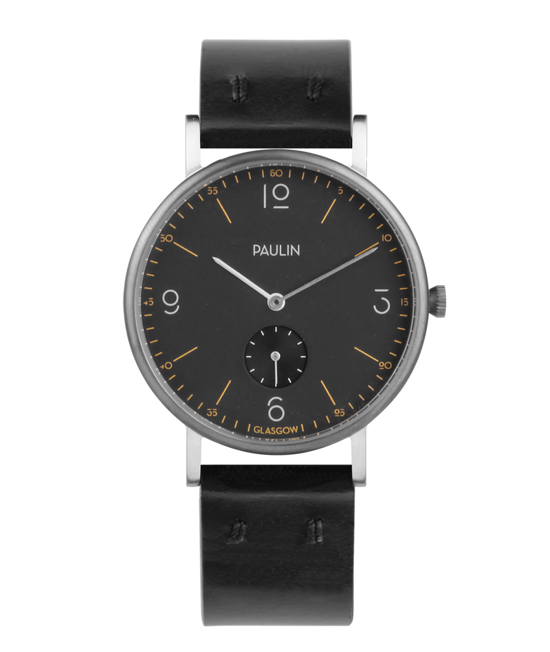 Paulin Watches - Commuter Numerical B - Black / Black