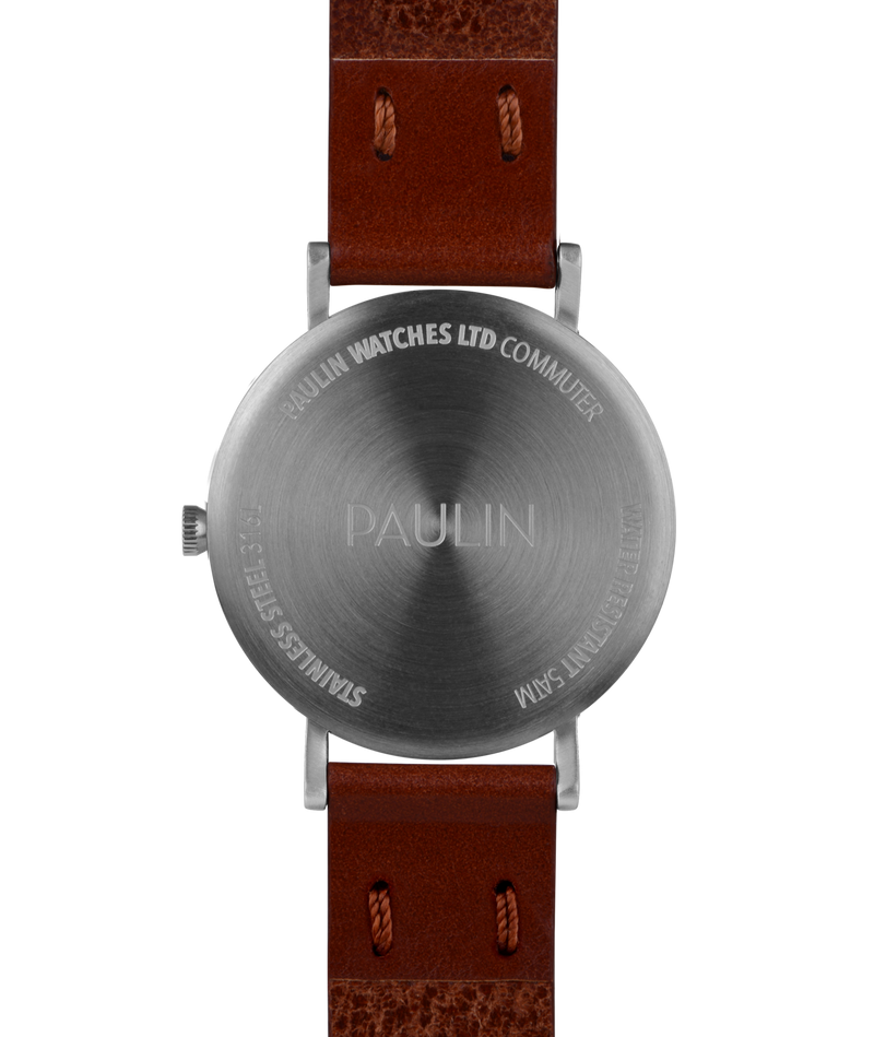 Paulin Watches - Commuter Numercial A - Brown