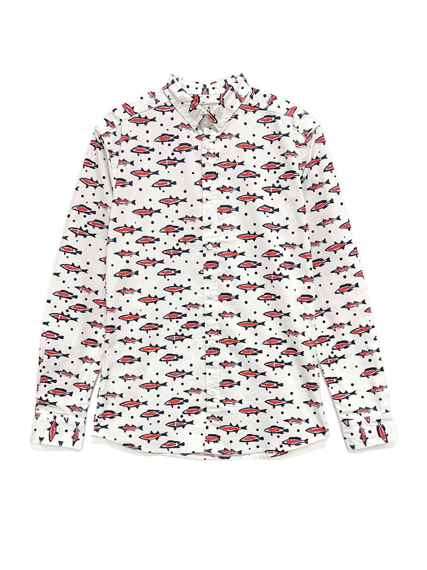 Salmon Shirt - White