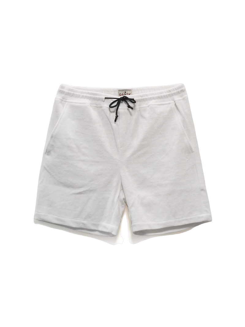 Towel Shorts - White